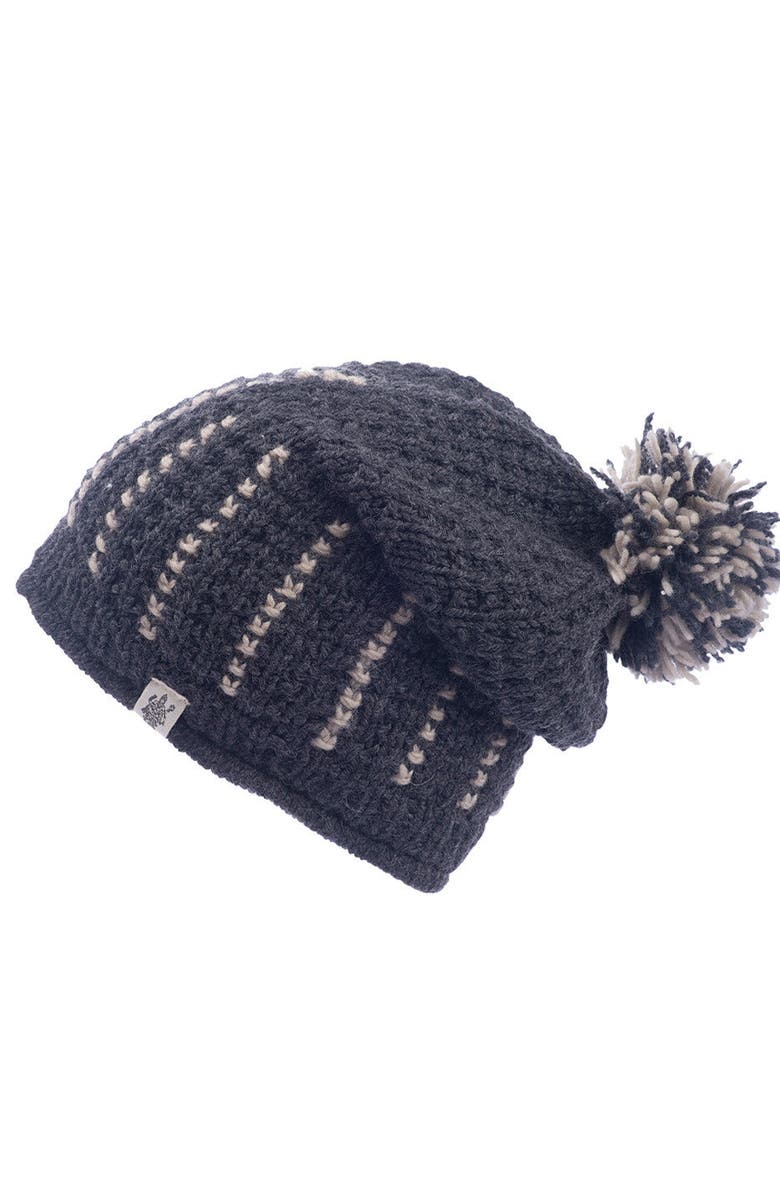 Nirvanna Designs Ferry slouch Hat, Main, color, Charcoal