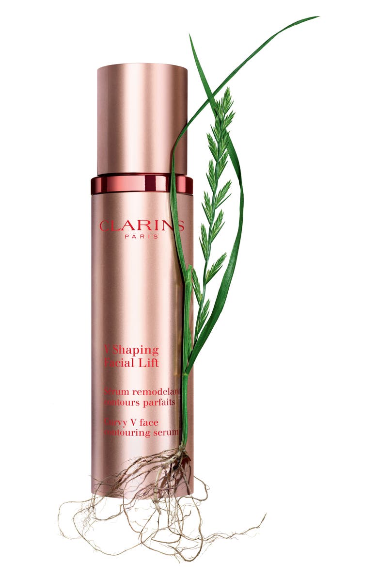 Clarins V-Shaping Facial Lift Depuff & Contour Serum with Hyaluronic Acid, Alternate, color, 