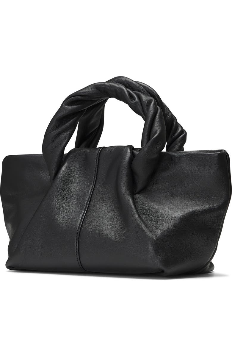 Oryany Cozy Small Leather Tote Bag, Alternate, color, Black