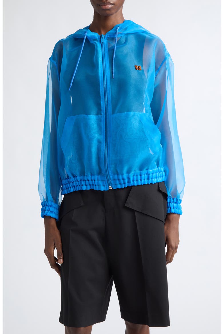 Organza Hoodie, Main, color, LIGHT BLUE
