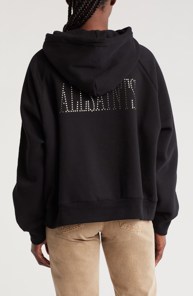 AllSaints Talon Stud Hoodie, Alternate, color, 