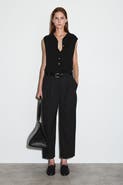 COS Pleated Barrel-Leg Wool Pants