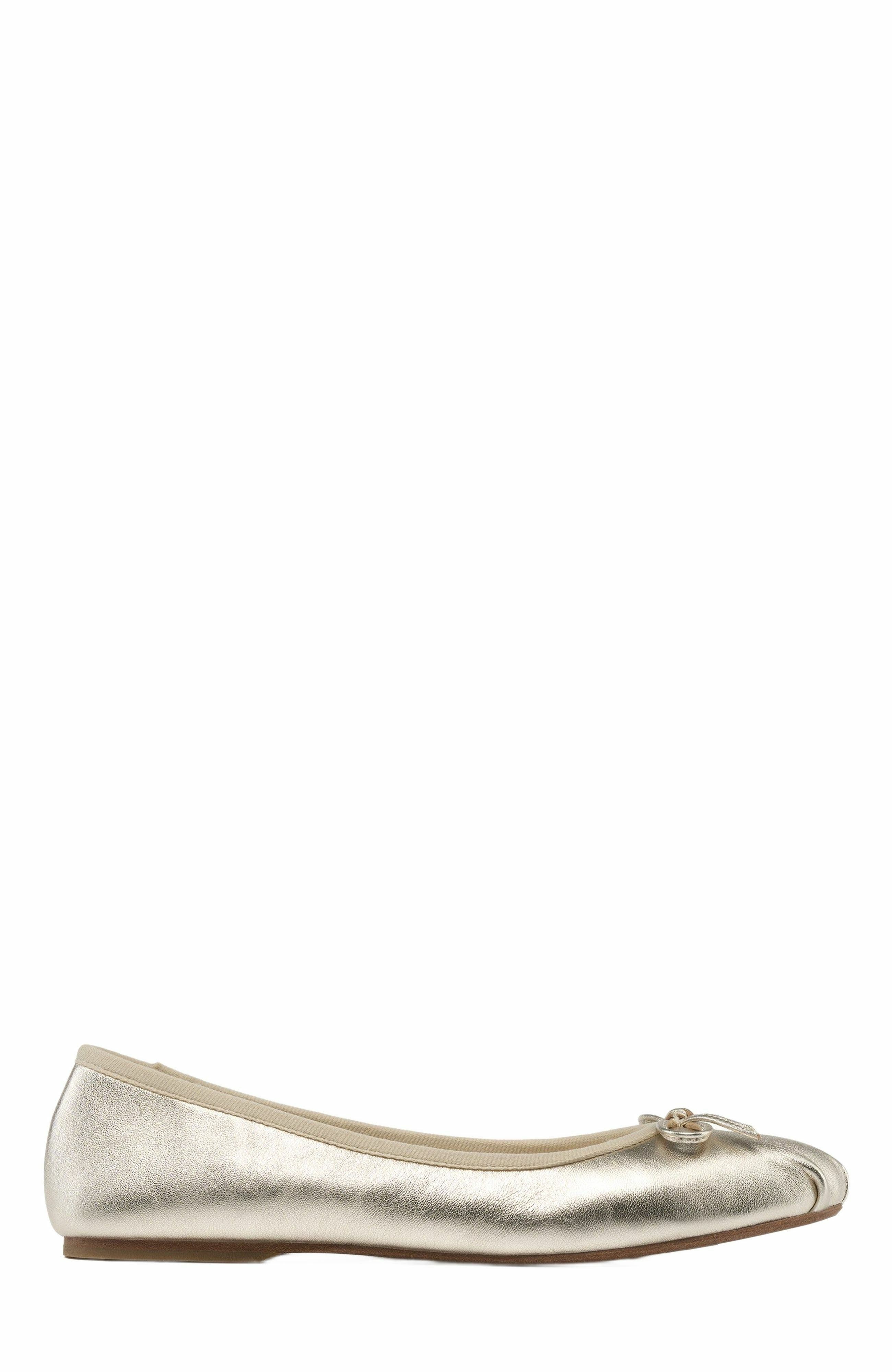 Grace Footwear Reims Ballerina, Alternate, color, Light Gold