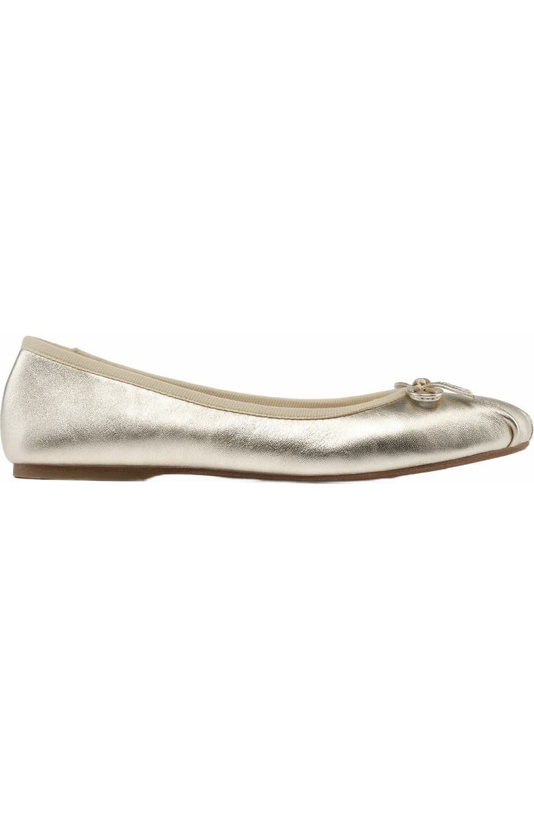 Grace Footwear Reims Ballerina, Alternate, color, Light Gold