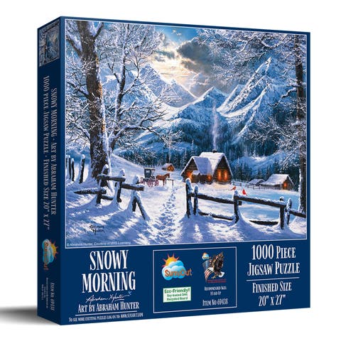Snowy Morning 1000 piece Jigsaw Puzzle for Adults
