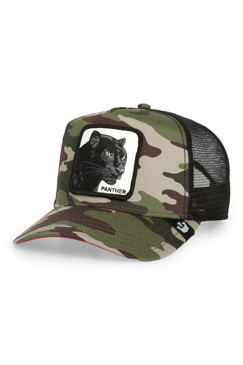 The Panther Trucker Hat, Main, color, CAM