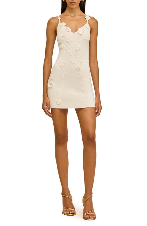 Flora Appliqué Minidress