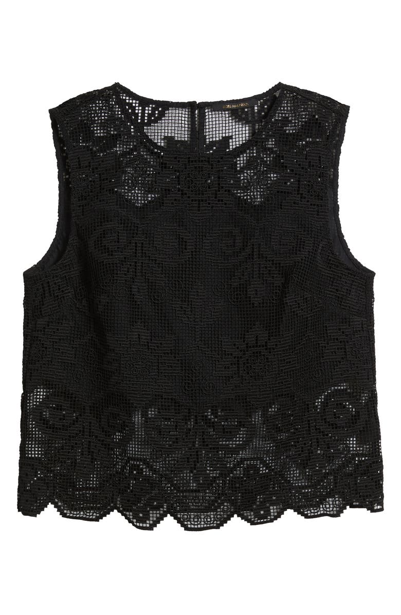 KOBI HALPERIN Shelly Lace Sleeveless Top, Alternate, color,