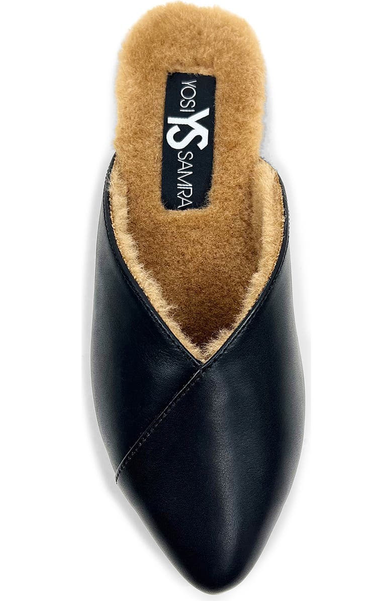 Yosi Samra Valentina Faux Fur Lined Mule, Alternate, color,