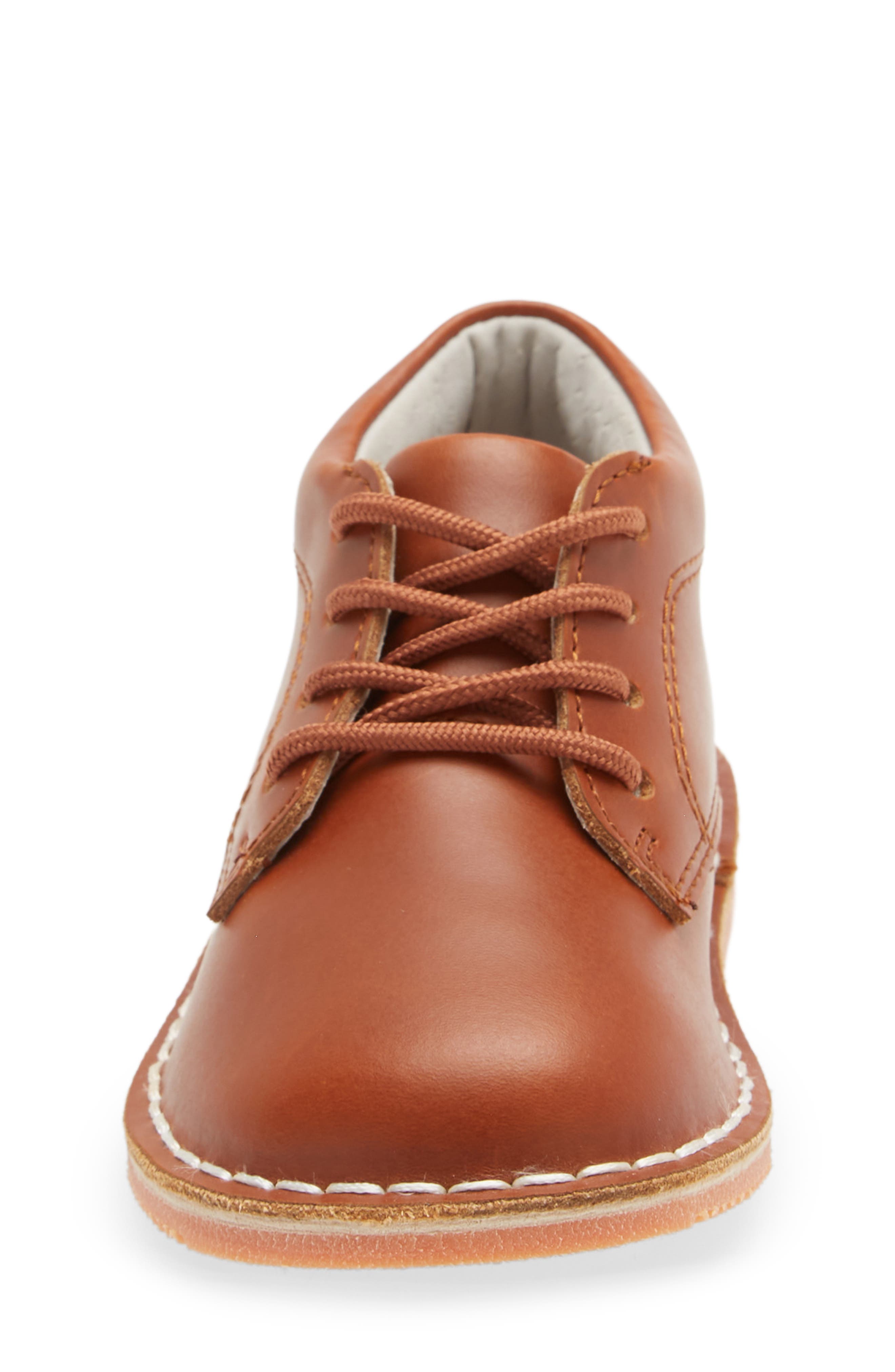 L
AMOUR Tuck Lace-Up Shoe, Alternate, color, Cognac