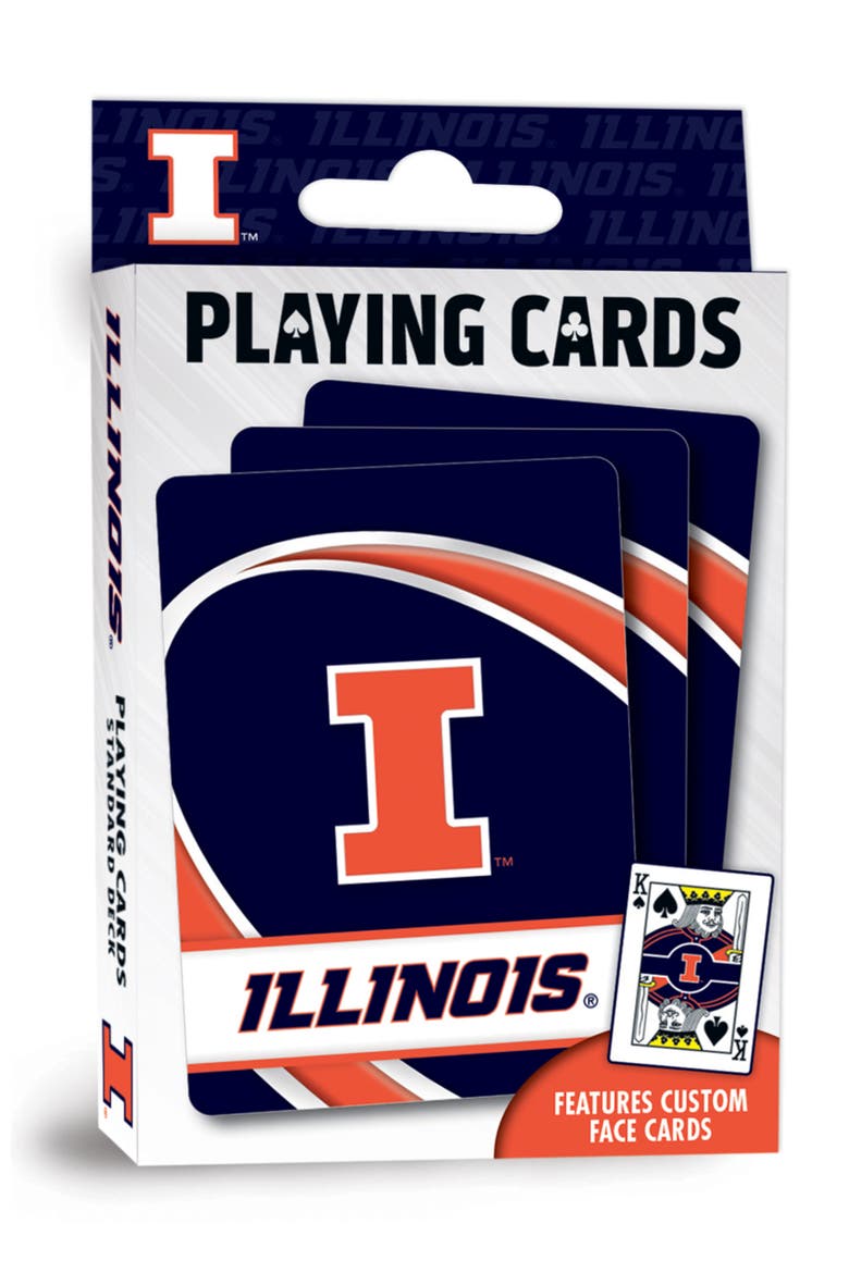 Illinois Fighting Illini Playing Cards, Main, color, Multicolor