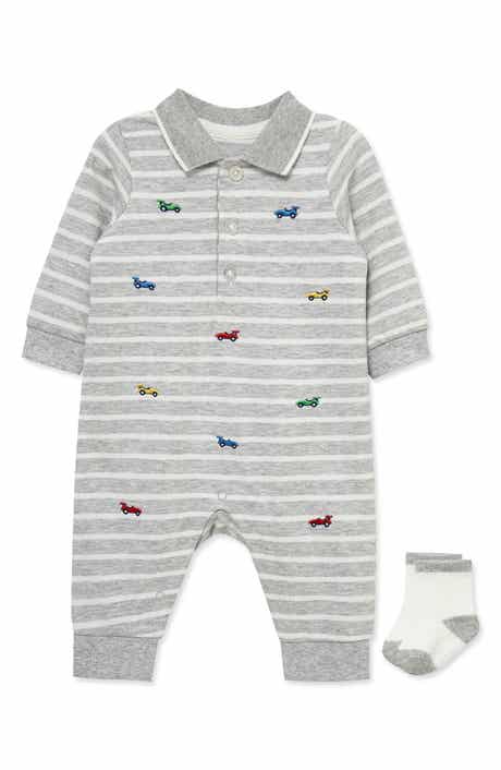 Race Cars Coverall & Socks Set