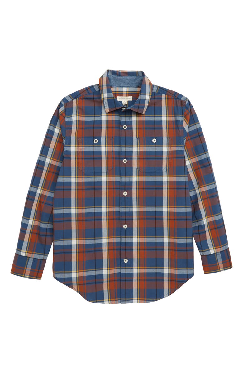 Tucker + Tate 'Photo Op' Long Sleeve Cotton Woven Shirt, Main, color,