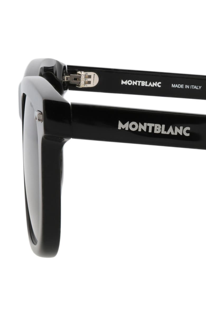 Montblanc 53mm Square Sunglasses, Alternate, color, 