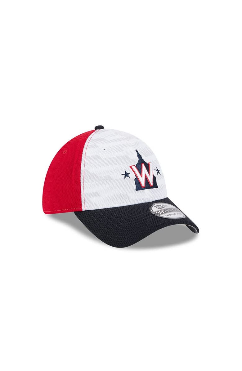 New Era Men's New Era Red/Navy Washington Nationals 2025 MLB Clubhouse 39THIRTY Flex Hat, Alternate, color, Red