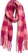 Treasure & Bond Checkered Brushed Scarf