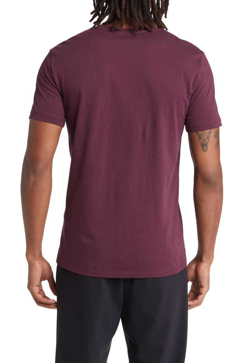 Crewneck Pima Cotton T-Shirt, Alternate, color, WINETASTING