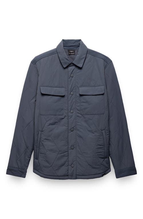Prana Encinitas Quilted Jacket In Blue
