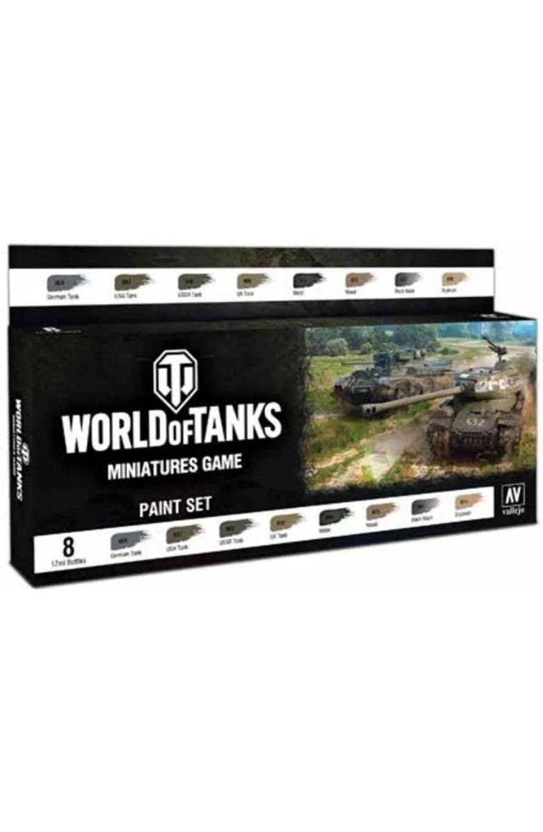 World Of Tanks Paint Set Miniatures Rpg Accessory, Gale Force Nine, Alternate, color, Multicolored