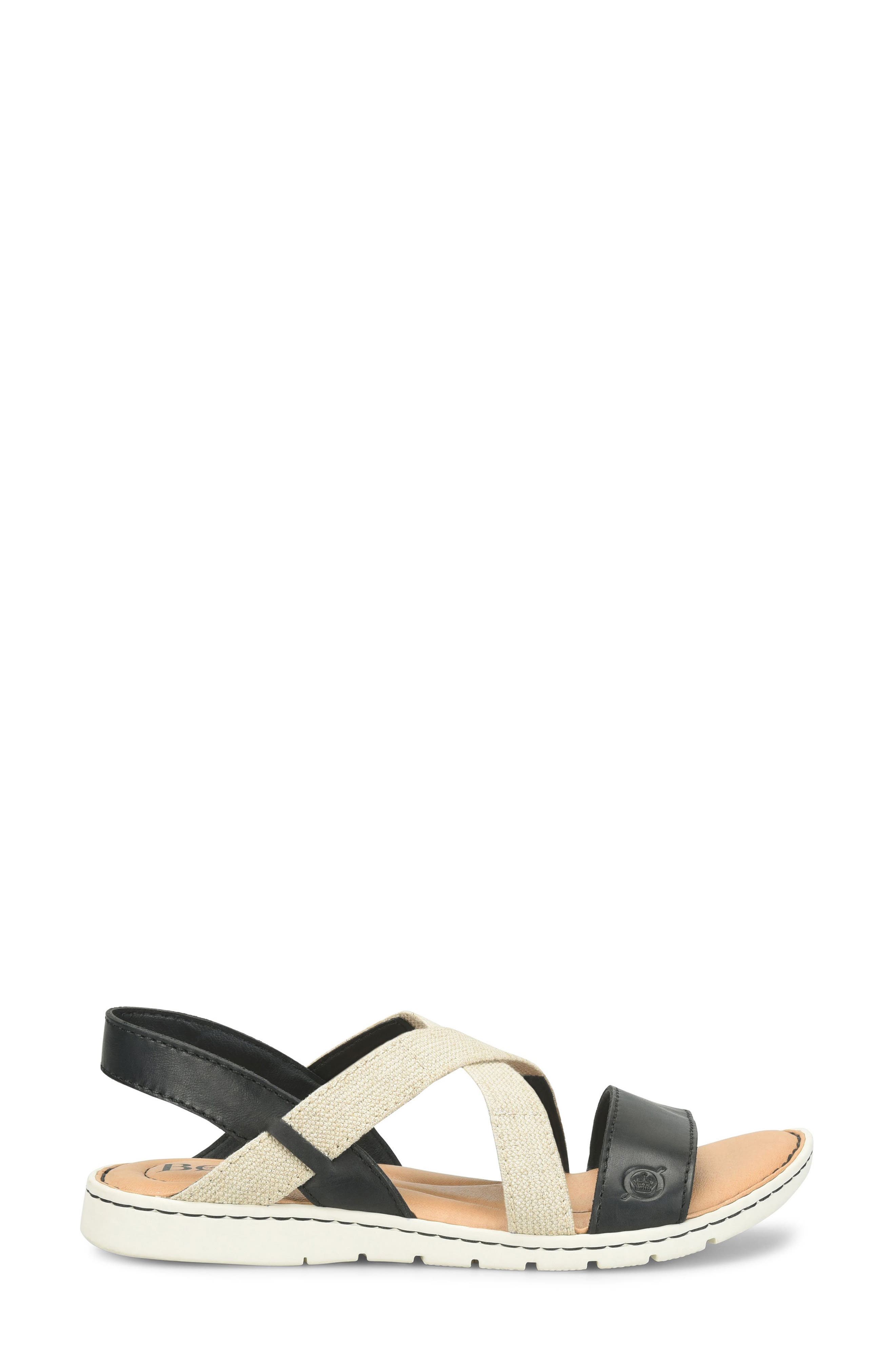 Børn Barbe Strappy Sandal, Alternate, color, Black Combo