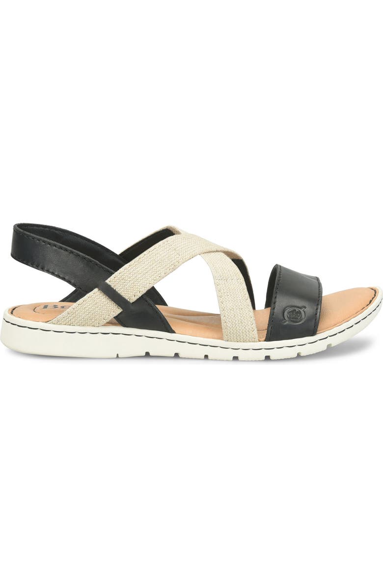 Børn Barbe Strappy Sandal, Alternate, color, Black Combo