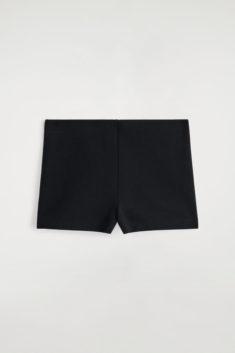 Minimal Jersey Shorts, Alternate, color, BLACK