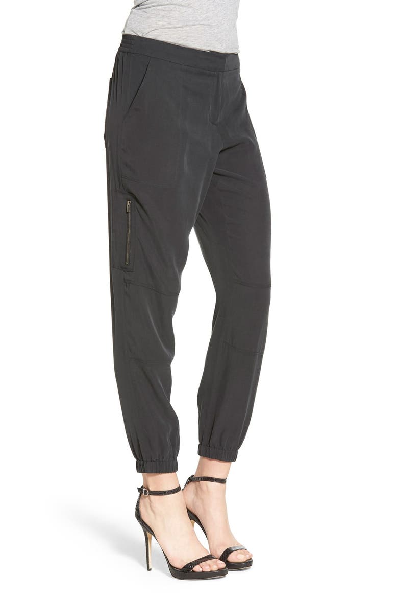Soft Military Jogger Pants, Alternate, color, BLACK