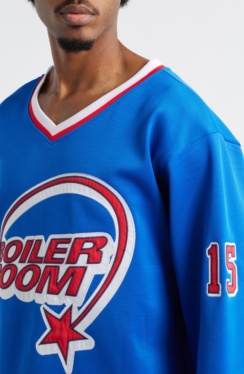 BOILER ROOM Oversize Hockey Jersey, Alternate, color, Blue