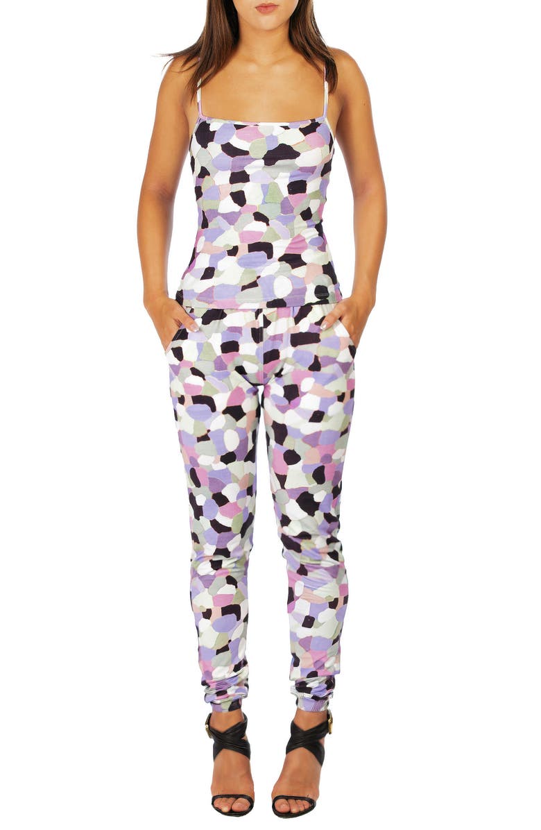 Dai Moda Lisa B Abstract Print Joggers, Alternate, color,