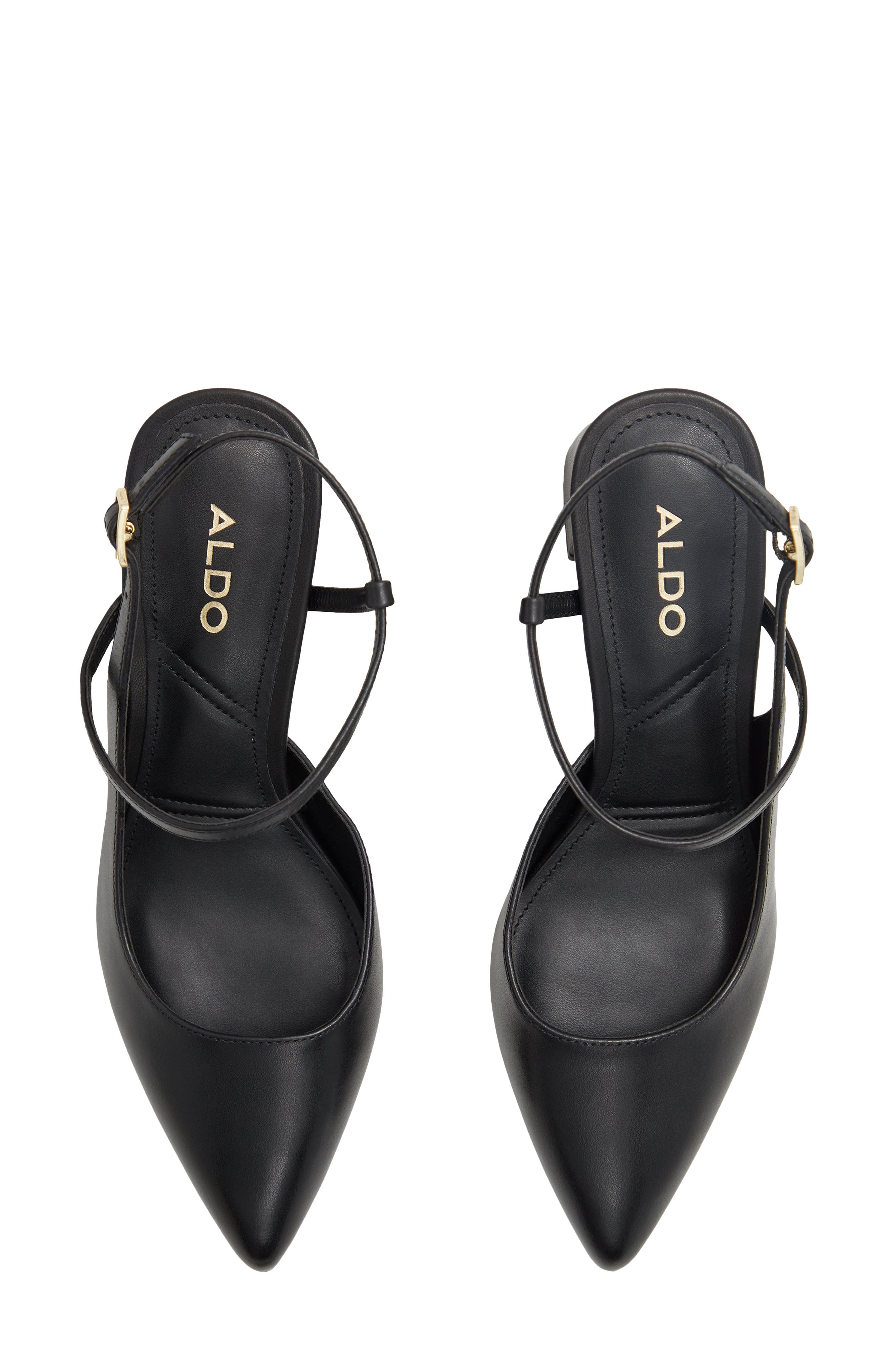 ALDO Laura Block Heel Strappy Pump, Alternate, color, Black