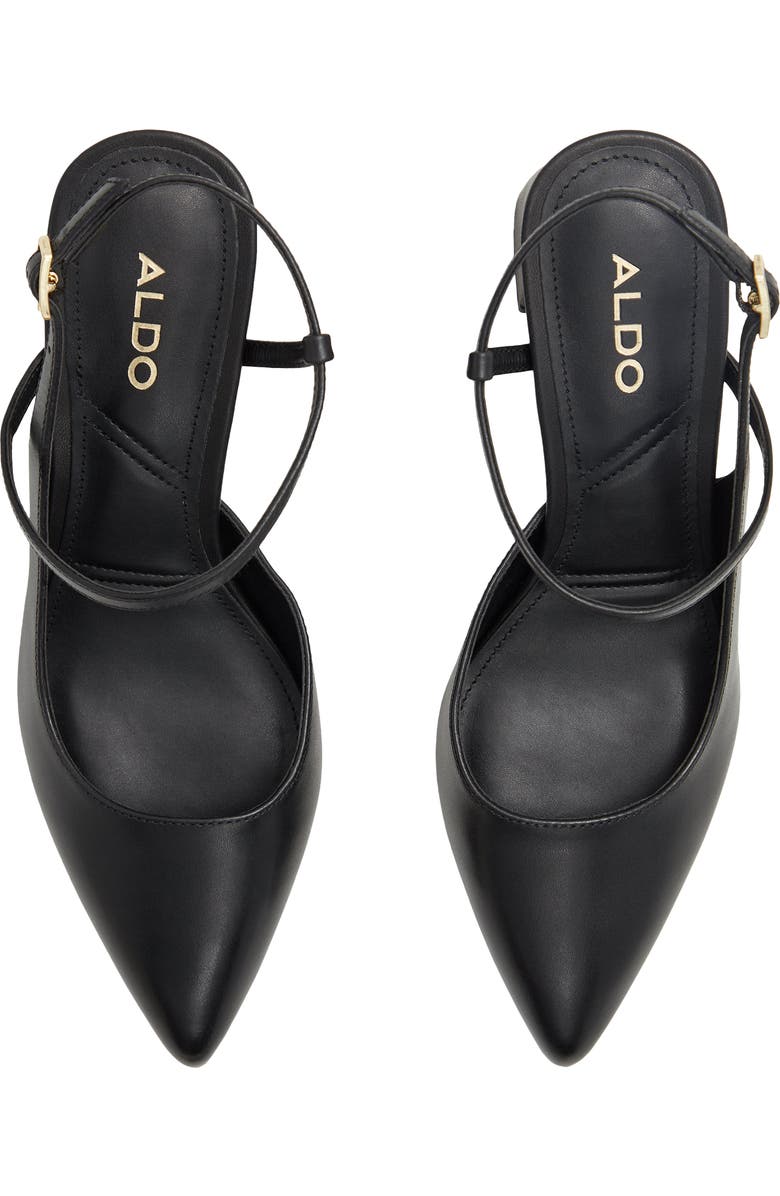 ALDO Laura Block Heel Strappy Pump, Alternate, color, Black