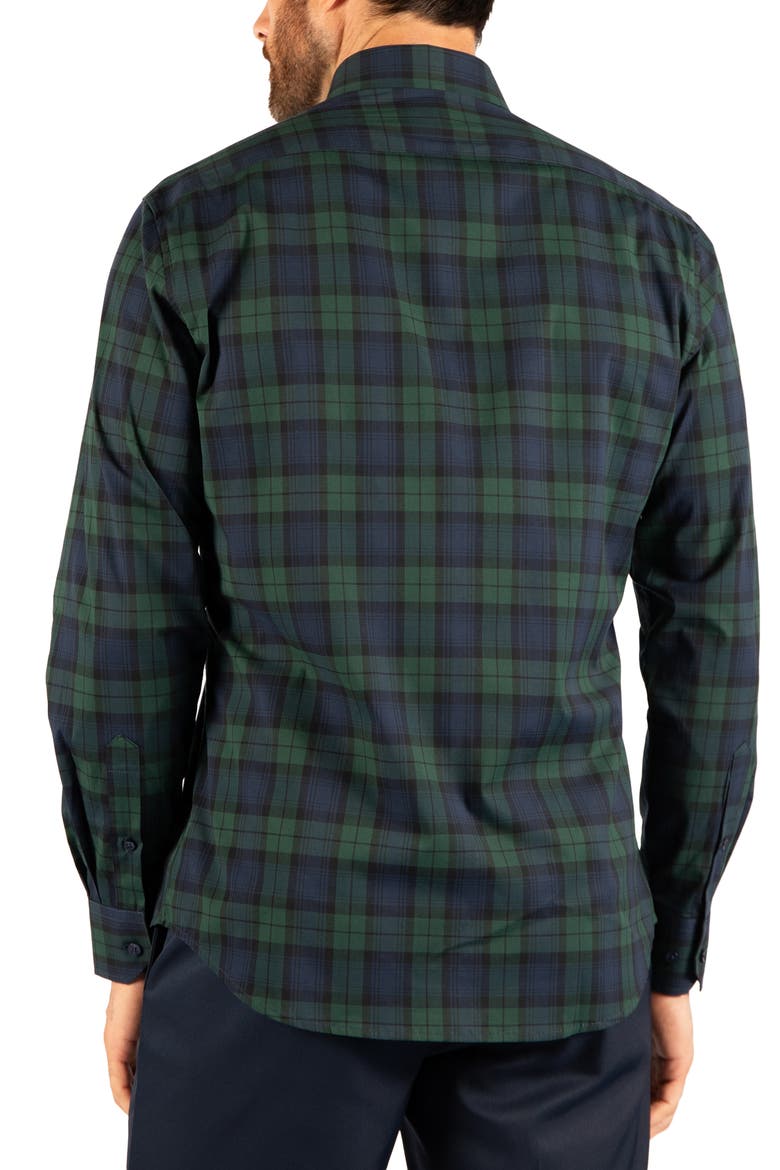 Regular Fit Performance Button Down Shirt, Alternate, color, NAVY