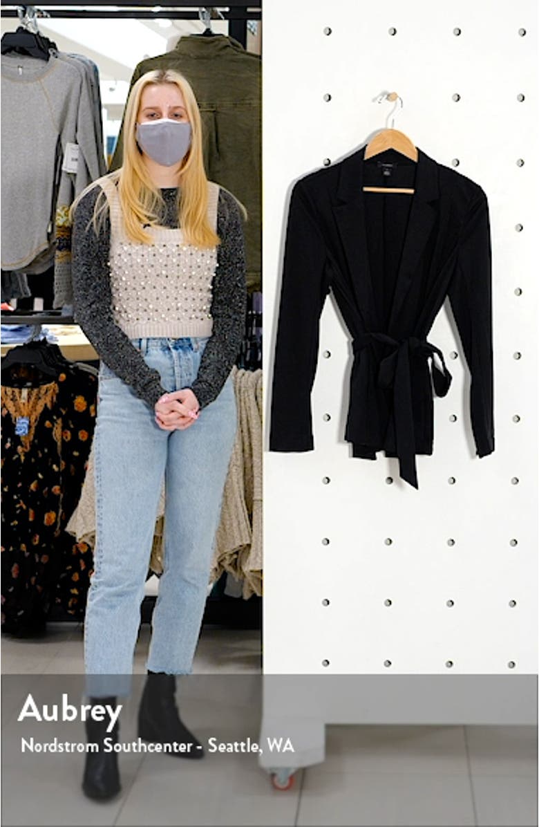 Soft Belted Blazer, sales video thumbnail