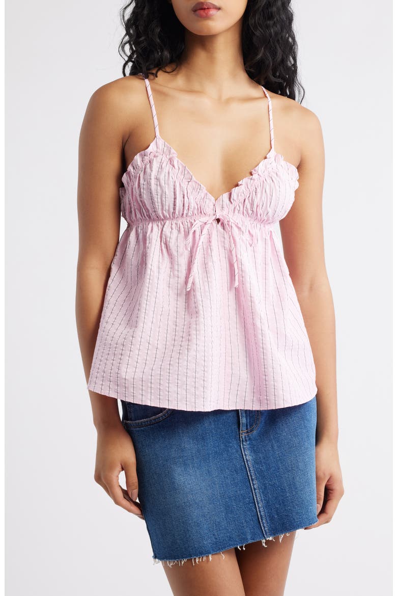 Abigayle Stripe Camisole, Main, color, PINK STRIPE