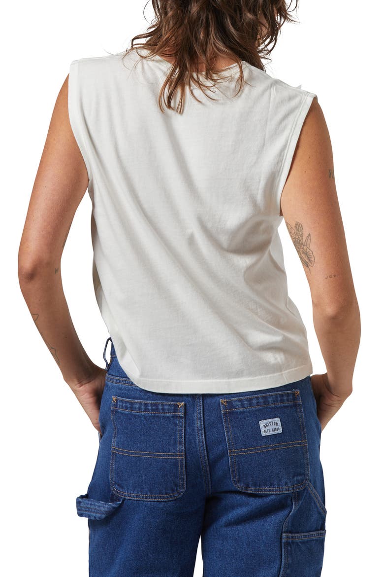 Carefree Organic Cotton Tank, Alternate, color, OFF WHITE