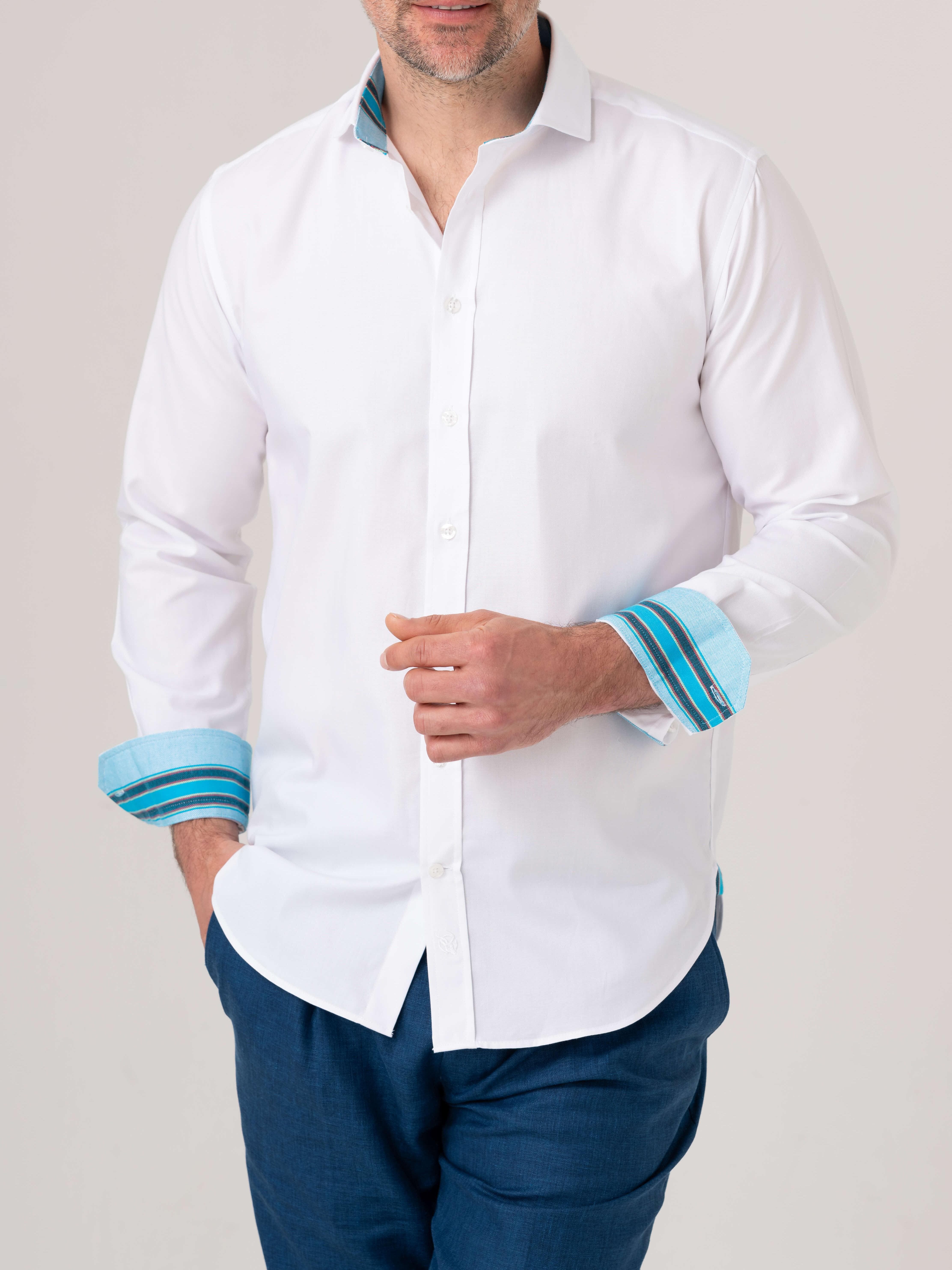 Koy Clothing Button up Shirt in White 