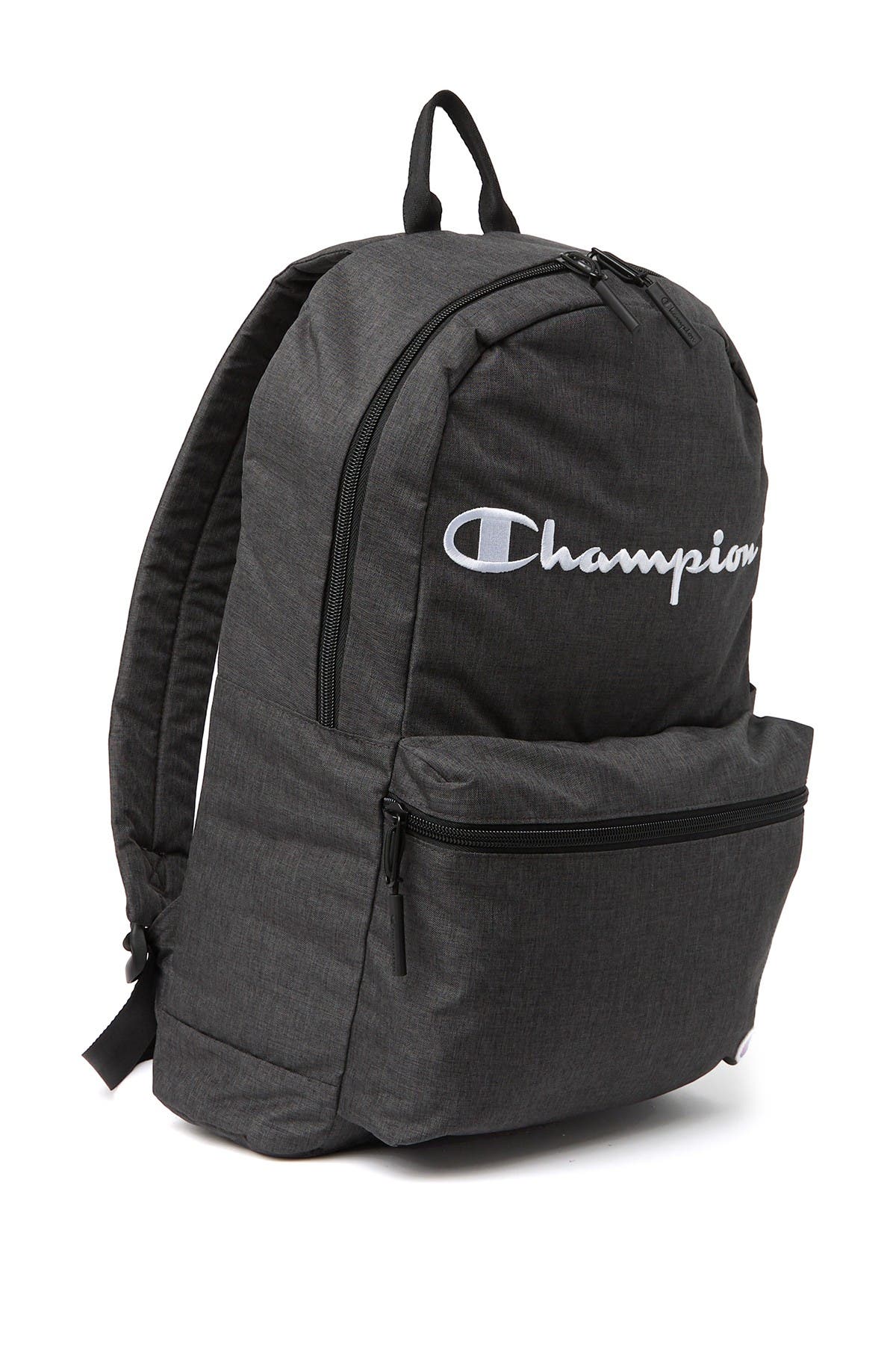 Asher Logo Print Backpack, Alternate, color, HEATHER