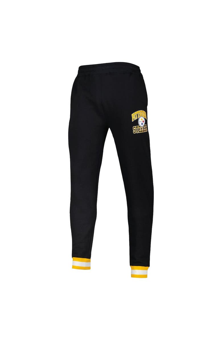 STARTER Men's Starter Black Pittsburgh Steelers Blitz Fleece Jogger Pants, Alternate, color, Black