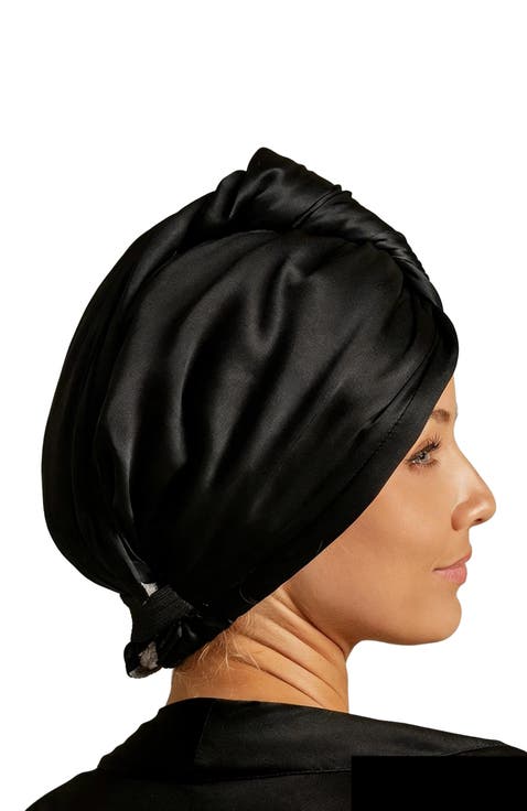 Pure Silk Hair Towel Wrap