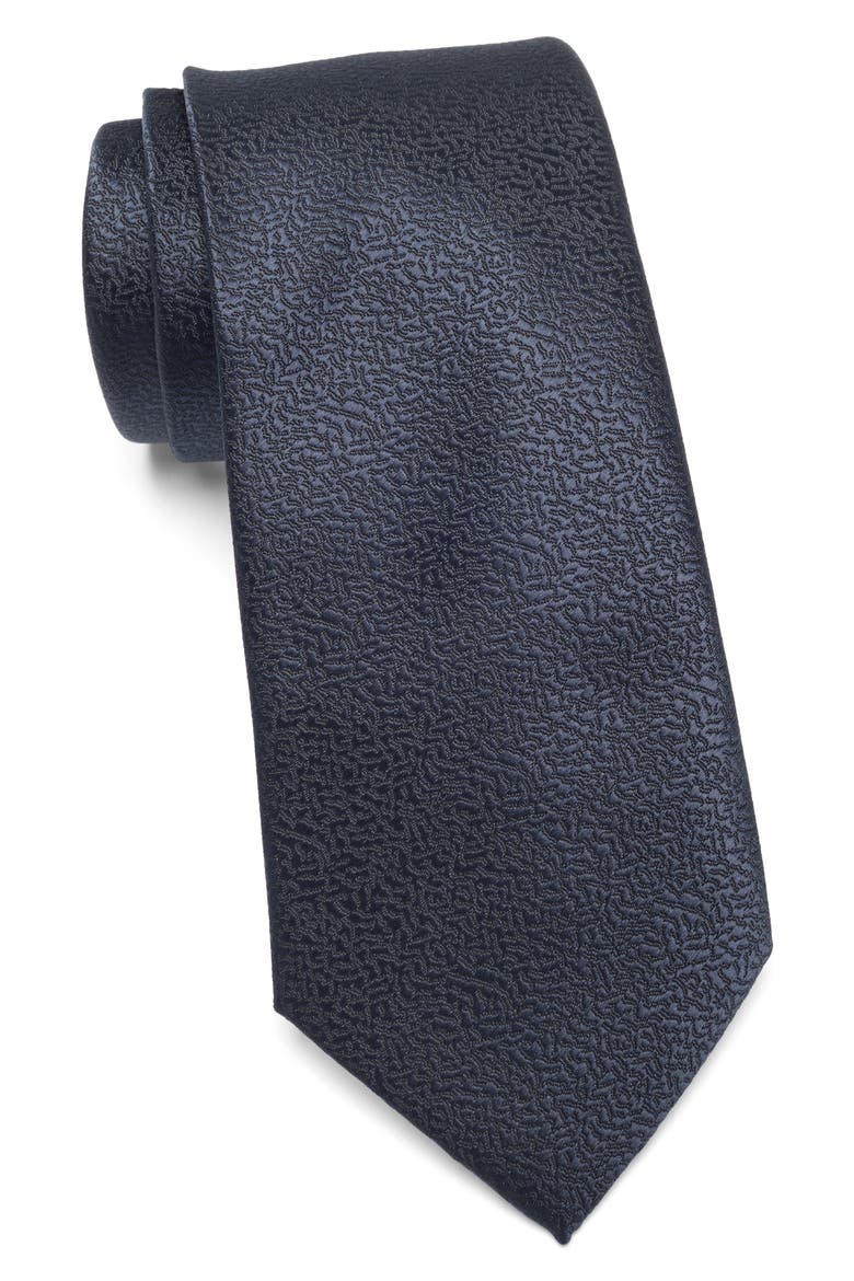 Texture Tie, Main, color, BLACK