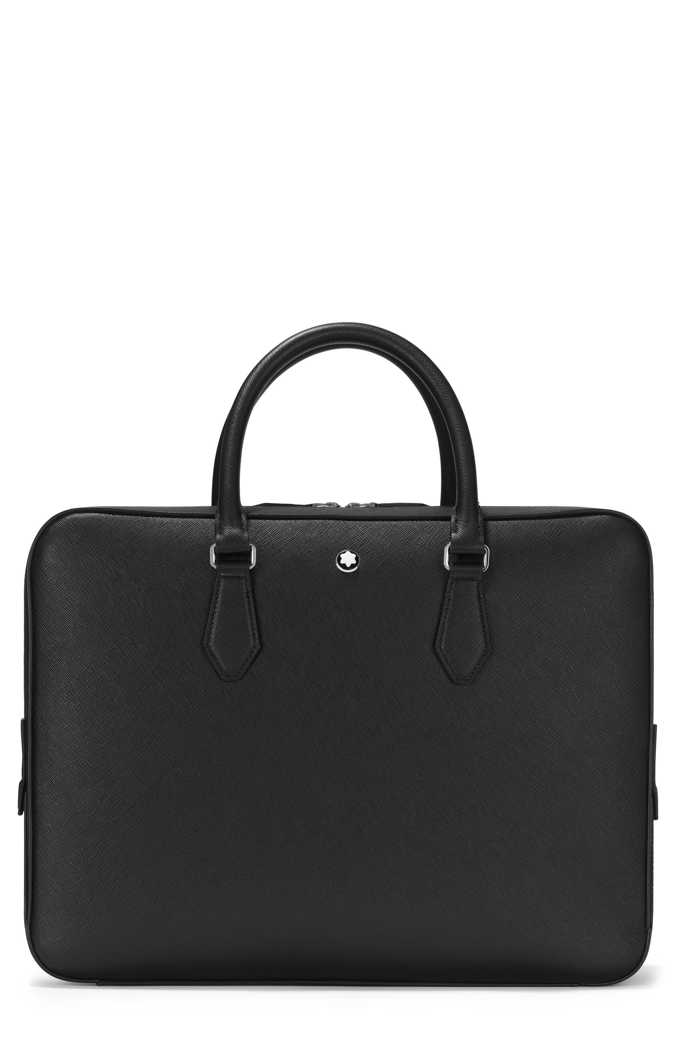Montblanc Sartorial Large Document Case, Main, color, Black