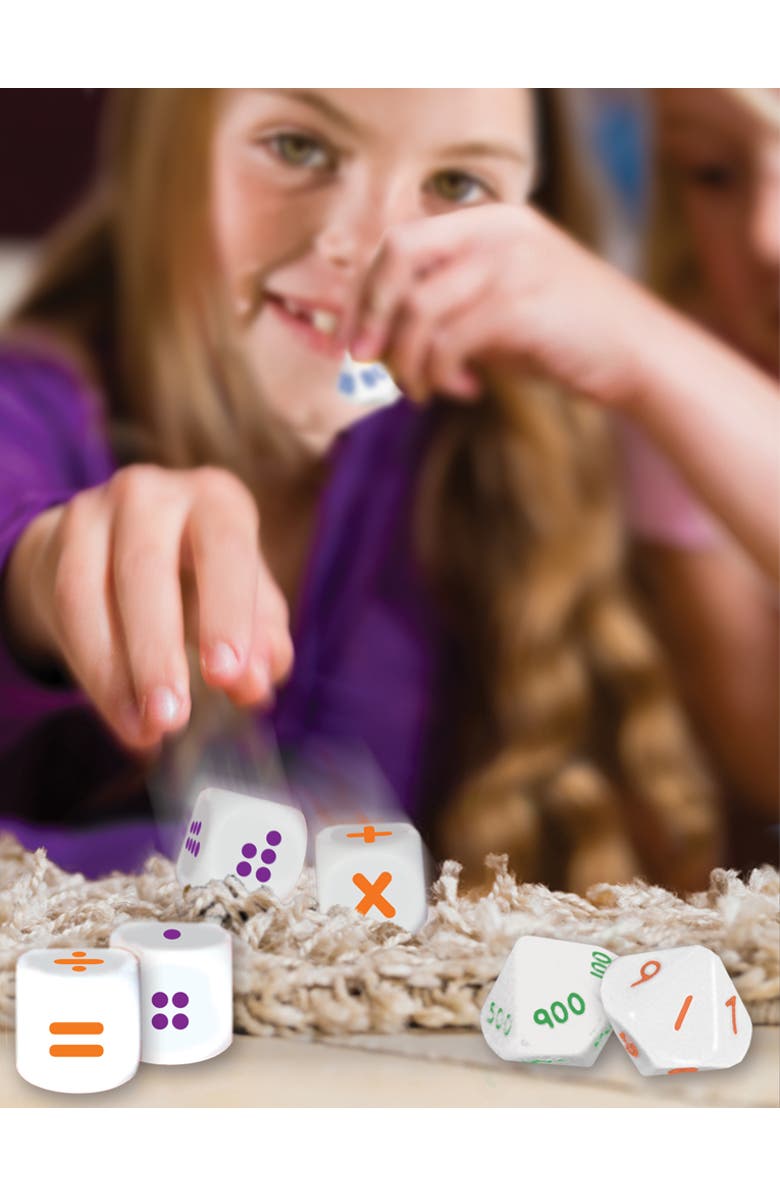 Junior Learning Roll A Sum Dice Game, Alternate, color, Multicolored