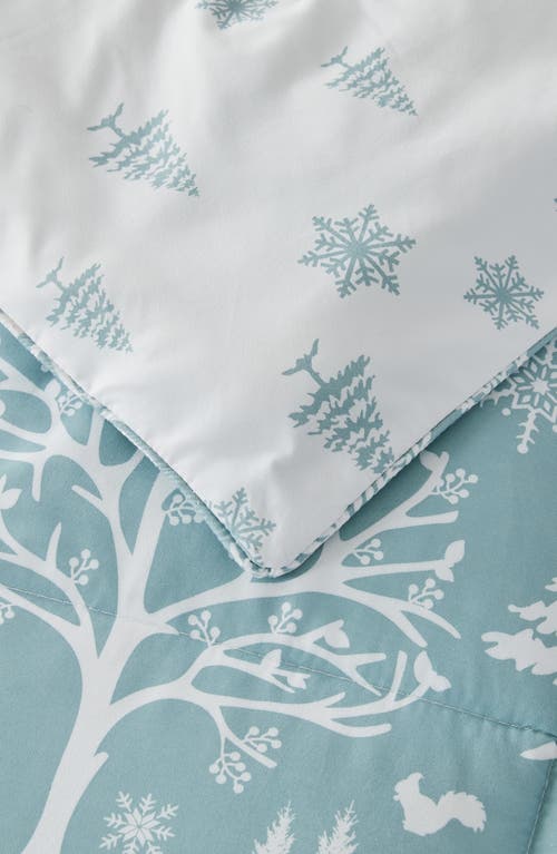 Woven & Weft Holiday 3-piece Comforter Set In Blue