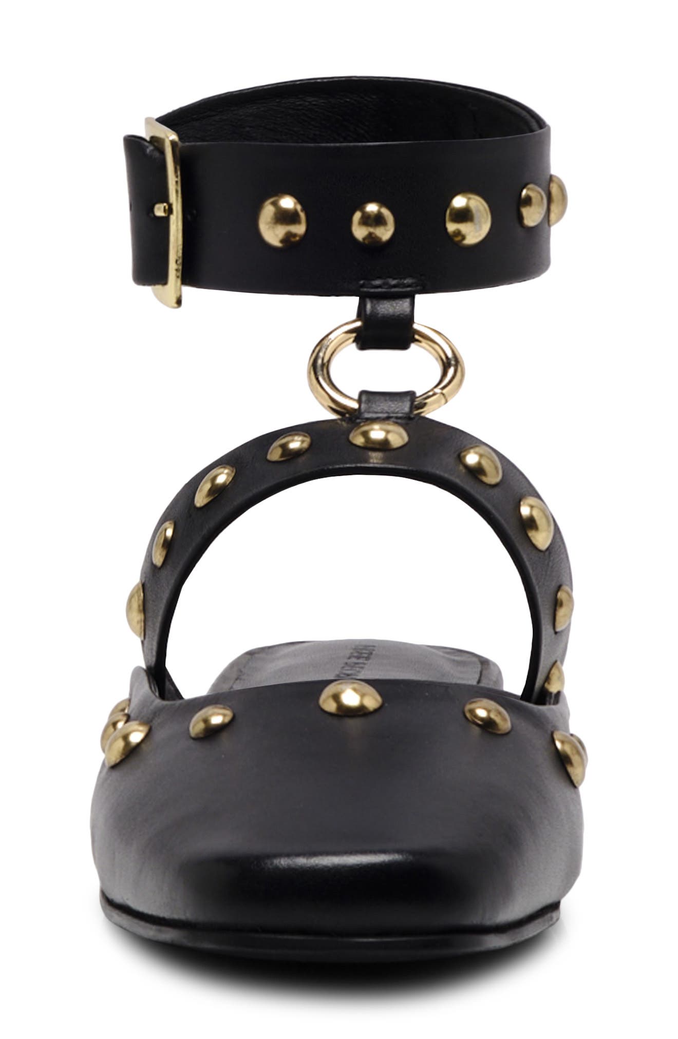 Free People Camille Ankle Strap Mule, Alternate, color, Black Leather