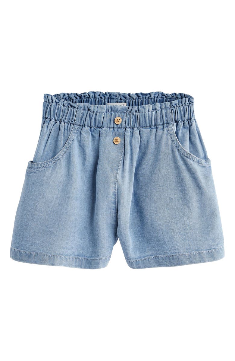 NEXT Kids' Flowy Denim Shorts, Main, color, 