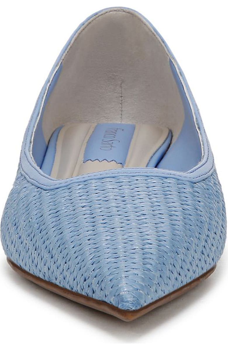 Franco Sarto Prella Pointed Toe Kitten Heel Pump, Alternate, color, Blue