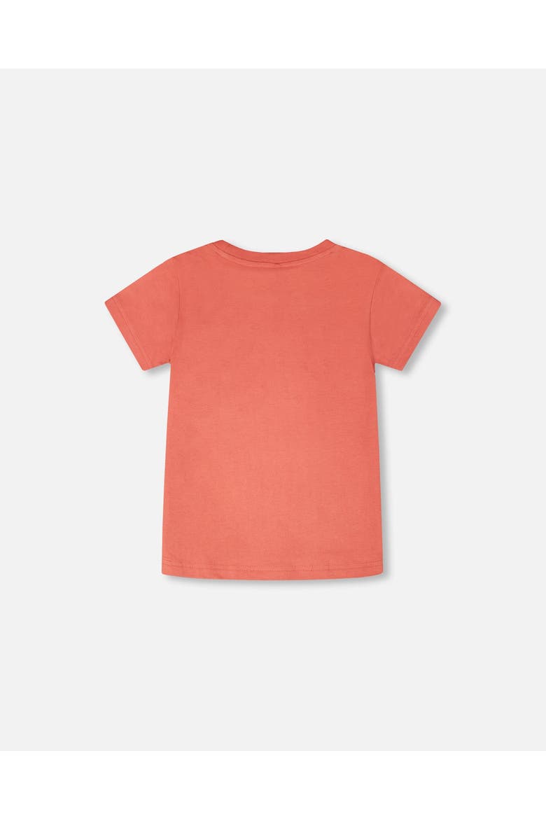 Organic Cotton Sailor Graphic Short Sleeve T-Shirt, Alternate, color, Brick