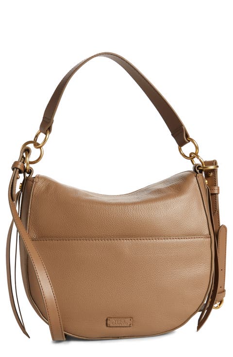 Fleet Leather Hobo Bag