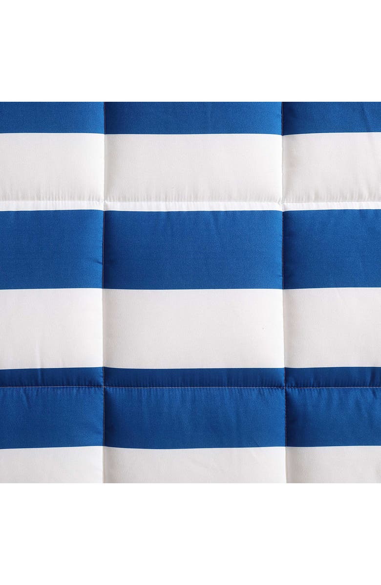 Nautica Huck Stripe Comforter & Sham Set, Alternate, color, Blue Wonder