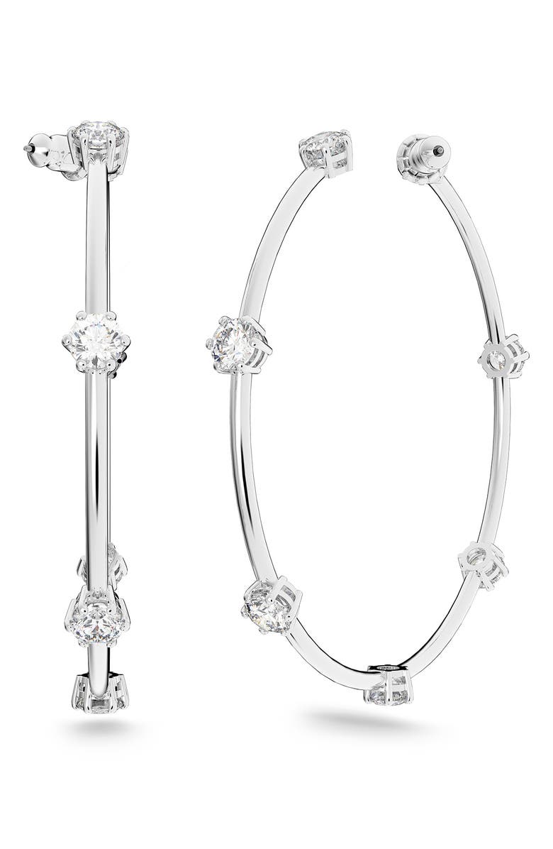 Swarovski Constella Crystal Hoop Earrings, Alternate, color,